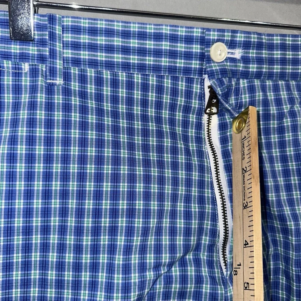 Polo Golf Ralph Lauren Plaid Chino Shorts Preppy Casual Mens Size 40‎ (Fits 41)